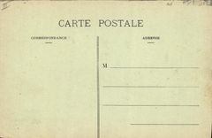 La POSTAL Nancy de la VENDIMIA coloca St Jean y templo protestante