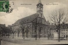 CPA Montbeliard Le temple St Martin