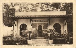 CPA le Cafe Martin a l'exposition coloniale Paris 