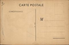 VINTAGE POSTCARD Couple Coffee Illustrator Jean de Preissac Cigarette Tobacco