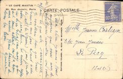 CPA le Cafe Martin a l'exposition coloniale Paris