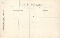 VINTAGE POSTCARD Cookies Olibet Paris Left the furnaces