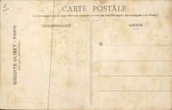 VINTAGE POSTCARD Cookies Olivet Paris Engine room