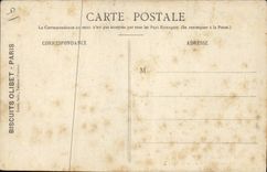 VINTAGE POSTCARD Cookies Olivet Paris Machines has to cut out Small Extra Butter