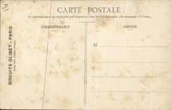 VINTAGE POSTCARD Cookies Olivet Paris Entered of the furnaces