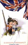 CPA Illustrateur Enfants Militaria Fred Spurgin