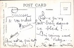 VINTAGE POSTCARD Illustrator Donald McGill Clock