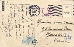 CPA Illustrateur Enfant Chien