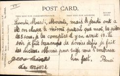 CPA Illustrateur Enfant Chien 