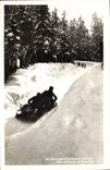 CPA Sports d'hiver Ski Piste et course de Bobsleigh