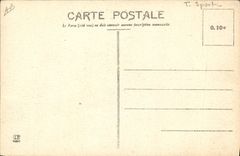 Salida del esquí de los deportes de invierno de la POSTAL de la VENDIMIA de un trineo largo de las señoras Luchon Superbagneres