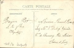 CPA Sports d'hiver Ski Dans les Alpes Skieurs