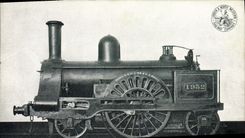 VINTAGE POSTCARD Train Velocipede Engine