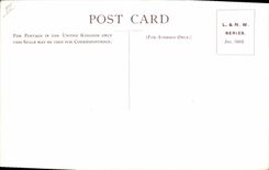 VINTAGE POSTCARD Train Velocipede Engine