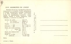 CPA Train Locomotive Machine 141 P74