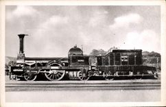 VINTAGE POSTCARD Train Engine 50 Gravelines Serie 17 has 50 of the Company of Standard North Clapeyron