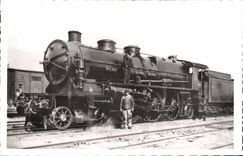 VINTAGE POSTCARD Train Engine 3 1201 Super Pacific