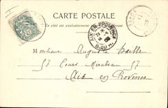 VINTAGE POSTCARD Train intruders in the coach