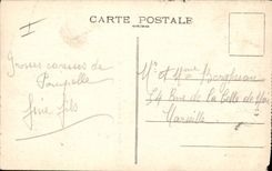 El alemán de Pompelle Attaque del tanque de Militaria de la POSTAL de la VENDIMIA Lotte del 15 de julio de 1918 falla en la 1ra línea