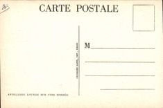 CPA Militaria Canon Artillerie lourde sur voie ferre
