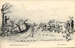 VINTAGE POSTCARD Militaria Tank