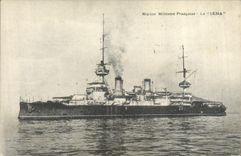 CPA Bateau Guerre Cuirasse d'escadre 