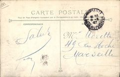 VINTAGE POSTCARD Boat War Iena Mr Thomson Minister for the Marine arriving on the spot of the catastrophe