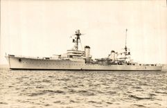 CARTE PHOTO Bateau Guerre 