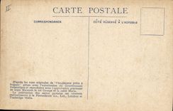 CPA Bateau Guerre Crepuscule sur la mer du Nord Les grosses pieces ne choment pas 