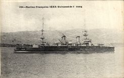 CPA Bateau Guerre Iena Cuirasse de 1er rang
