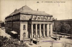 CPA Le theatre municipal Strasbourg