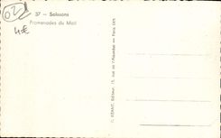 CPM Soissons Promenades du Mail