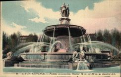 CPA Aix En Provence La Fontaine monumentale