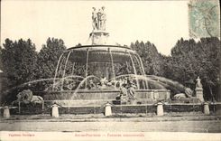 CPA Aix En Provence Fontaine monumentale 