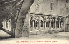 CPA Aix En Provence Cathedrale St Sauveur Le cloitre 