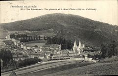 CPA La Louvesc Vue Generale et le Mont Chaix