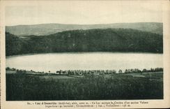 VINTAGE POSTCARD Lake D' Issarles Crater of an old volcano