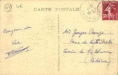 VINTAGE POSTCARD Lake D' Issarles View Panoramic