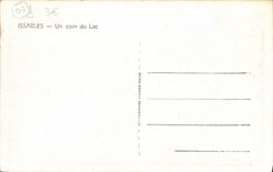 Lago D Issarles de la POSTAL de la VENDIMIA una esquina del lago