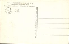 VINTAGE POSTCARD Lake D' Issarles View taken of the Wise one