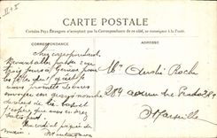 Templo Etienne santo de protesta de la POSTAL de la VENDIMIA