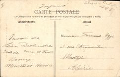 VINTAGE POSTCARD Interior Nancy of the Protestant temple