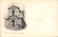 CPA Temple protestant Nancy