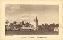 VINTAGE POSTCARD Temple protesting Marovoay close Majunga Madagascar
