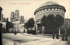 VINTAGE POSTCARD Temple protesting evangelisque Orleans