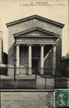 CPA Temple protestant Rue Notre Dame Bordeaux