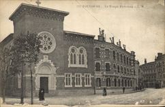 Templo Toulouse de protesta de la POSTAL de la VENDIMIA