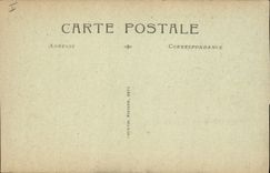 VINTAGE POSTCARD military Temple protesting Strasbourg