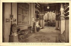 De la VENDIMIA de la POSTAL de París casa del colonial 1931 favorablemente del mirador protestante de las misiones de la casa