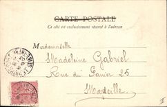 Templo Rue de protesta du Lycee Le Havre de la POSTAL de la VENDIMIA